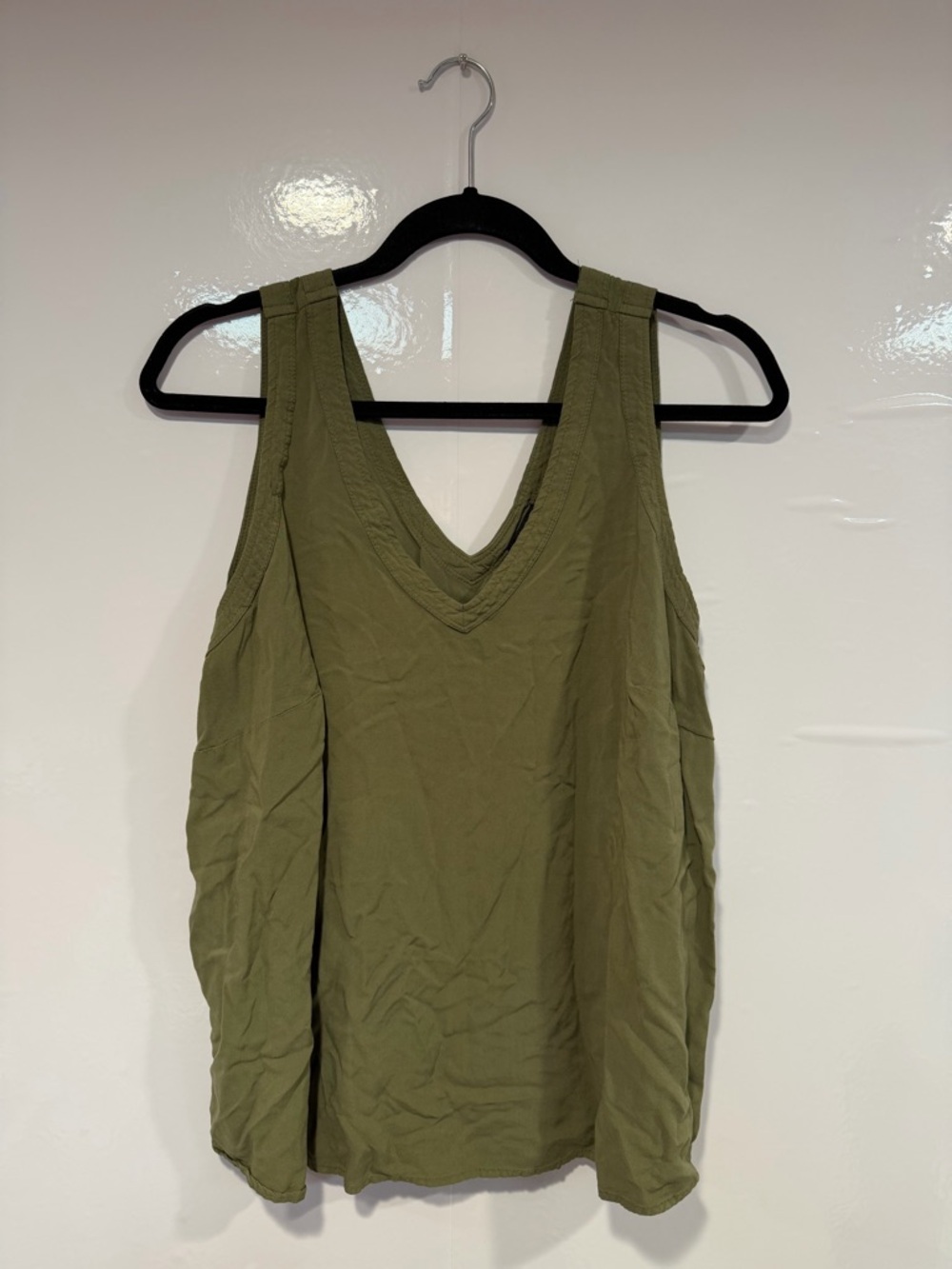Torrid Green khaki vneck tank top
